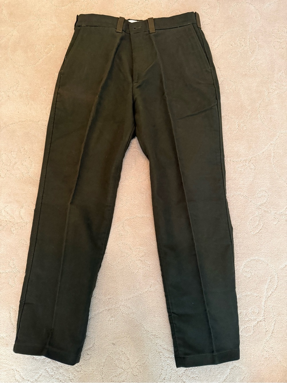 Filson Men's Dark Green Chinos - Slim Straight